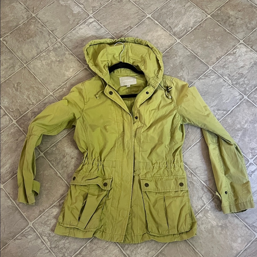 Banana Republic Green Hooded Jacket